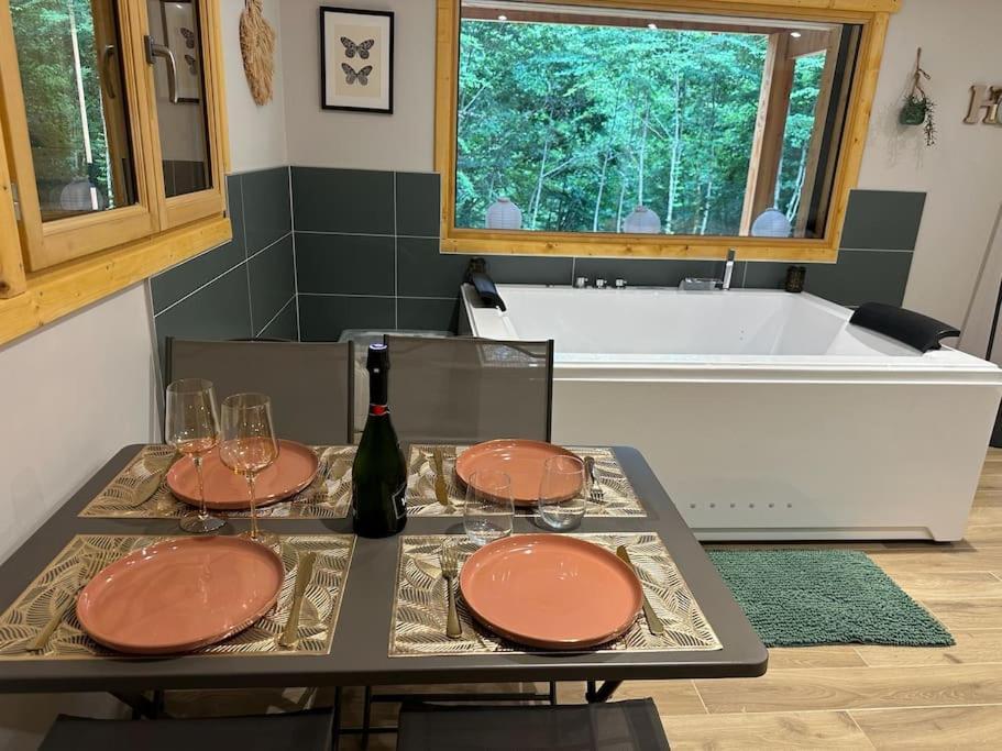 Jacuzzi En Foret L'Esperou Екстер'єр фото